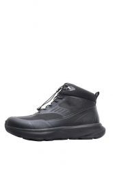 Buty biegowe męskie Tanko Plus Wp Mid AO330329. Czarne buty turystyczne KINGCAMP, bez wzorów, z włókna, bez zapięcia, trekkingowe. Za 299.99 zł.