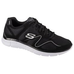 Buty sportowe Sneakersy męskie, Verse - Flash Point. Czarne buty sportowe casual Skechers, bez wzorów, bez zapięcia. Za 239.00 zł.
