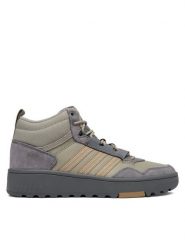Adidas Sneakersy Hoops 4.0 Mid Shoes KI6379 Zielony. Zielone buty sportowe casual Adidas, bez wzorów, ze skóry, bez zapięcia. Za 329.99 zł.