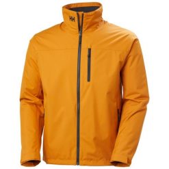 Kurtka wodoodporna Helly Hansen Crew 2. Brązowe kurtki przeciwdeszczowe Helly Hansen, bez wzorów, bez kaptura. Za 708.00 zł.