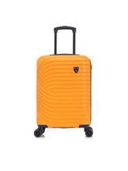 Semi Line Walizka kabinowa T5863-1 Pomarańczowy. Brązowe walizki Semi-line, bez wzorów, z tworzywa sztucznego. Za 189.99 zł.