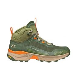 Buty trekkingowe Garmont 9.81 Engage Gtx mid. Zielone trekkingi Garmont, bez wzorów, bez zapięcia. Za 916.00 zł.