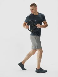 4F Spodenki treningowe regular szybkoschnące męskie - szare 3XL. Szare krótkie spodenki sportowe 4F, m, bez wzorów, z dzianiny. Za 99.99 zł.