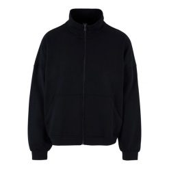 Męska Kurtka Dresowa Z Lat 90. Czarne kurtki Urban Classics, m, bez wzorów, z dresówki, bez kaptura. Za 217.99 zł.