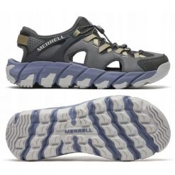 Buty dla mężczyzn Merrell MAIPO EXPLORER SIEVE. Fioletowe buty trekkingowe Merrell, bez wzorów, bez zapięcia. Za 399.99 zł.