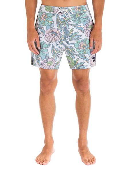 Hurley Szorty kąpielowe w kolorze białym ze wzorem rozmiar: 38. Białe kąpielówki Hurley, bez wzorów. Za 83.03 zł.