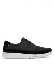 Clarks Sneakersy Easeway Lace 26181368 Czarny. Czarne buty sportowe casual Clarks, bez wzorów, z materiału, bez zapięcia. Za 279.99 zł.