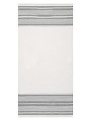 Egeria Chusta hammam "Pestemal" w kolorze biało-ciemnoszarym rozmiar: 80x180 cm. Białe szaliki Egeria, bez wzorów, z bawełny. Za 26.99 zł.