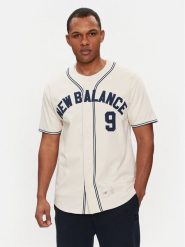 New Balance Koszula Greatest Hits MT41512 Beżowy Relaxed Fit. Brązowe koszule New Balance, m, bez wzorów, z bawełny, bez kołnierzyka, bez ramiączek. Za 259.99 zł.