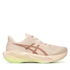 Buty do biegania Asics. Brązowe buty do biegania ASICS, bez wzorów, bez zapięcia, do biegania. Za 709.99 zł.