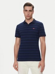 Levi's® Polo 35883-0276 Granatowy Standard Fit. Niebieskie koszulki polo m, bez wzorów, z bawełny, bez kołnierzyka, bez ramiączek. Za 129.99 zł.