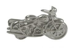 Stylowa Spinka na Krawat - Alties - Motocykl. Szare krawaty i muchy Alties, bez wzorów. Za 65.00 zł.