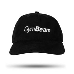 Czapka unisex fitness z zakrzywionym daszkiem Dad Cap. Czarne czapki z daszkiem GYMBEAM, bez wzorów, z bawełny. Za 53.90 zł.