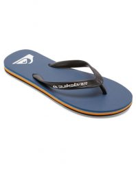 Klapki dla Mężczyzn MOLOKAI CORE Niebieski. Szare klapki Quiksilver, z gumy. Za 84.99 zł.