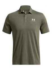 Under Armour Koszulka polo "Icon" w kolorze khaki rozmiar: L. Brązowe koszulki polo Under Armour, l, bez wzorów, bez kołnierzyka, bez ramiączek. Za 126.15 zł.