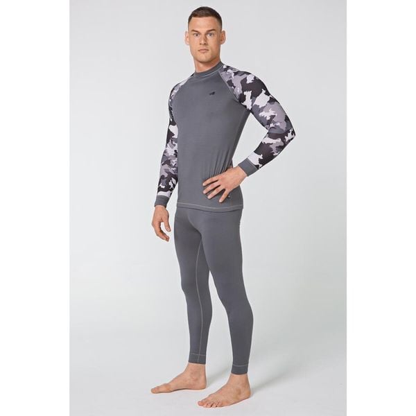 Bielizna termoktywna męska Rough Radical Shooter. Szara bielizna termoaktywna ROUGH RADICAL, m, bez wzorów, bez ramiączek, do biegania. W wyprzedaży za 139.99 zł.