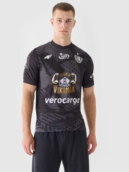 4F Trzecia koszulka klubowa z sezonu 2024/25 męska 4F x Piast Gliwice - multikolor XXL. T-shirty 4F, m, bez wzorów, z dzianiny, bez kołnierzyka, bez ramiączek. Za 259.99 zł.