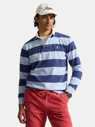 Polo Ralph Lauren Polo The Iconic Rugby 710717116032 Niebieski Regular Fit. Niebieskie koszulki polo Polo Ralph Lauren, l, bez wzorów, z bawełny, bez kołnierzyka, bez ramiączek. Za 859.99 zł.