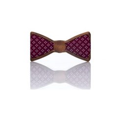 Maroon – Bordowa Drewniana Mucha do Garnituru. Krawaty i muchy marki Woodenlife. Za 107.10 zł.