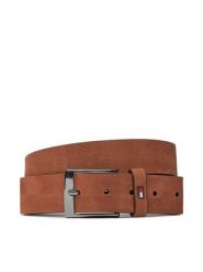 Tommy Hilfiger Pasek Męski Adan Nubuck 3.5 AM0AM12050 Brązowy. Brązowe paski Tommy Hilfiger, bez wzorów, z nubiku. Za 269.99 zł.