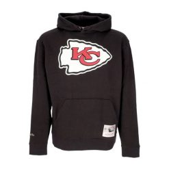 Bluza z kapturem Kansas City Chiefs NFL Team Logo Upd. Czarne bluzy z kapturem Mitchell & Ness, na jesień, l, bez wzorów, z materiału, z kapturem. Za 403.55 zł.