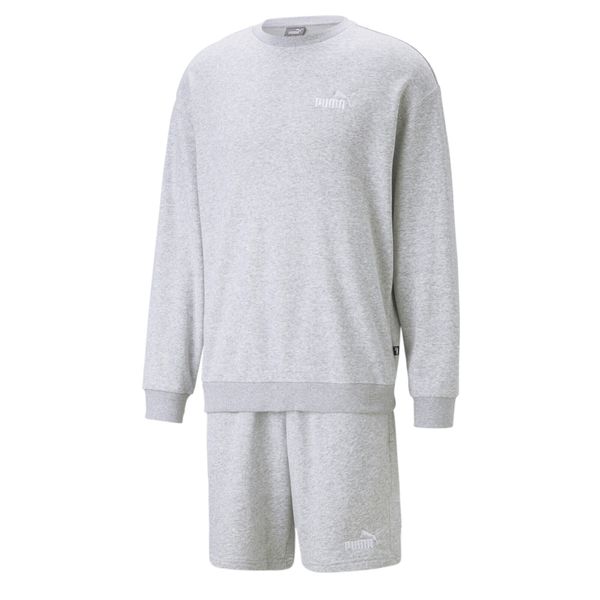Męski dres Relaxed PUMA Light Gray Heather. Czarne komplety dresowe Puma, m, bez wzorów, z dresówki, bez ramiączek. Za 390.00 zł.
