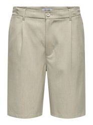 Only & Sons Szorty materiałowe Lou 22032473 Beżowy Regular Fit. Brązowe szorty Only & Sons, m, bez wzorów, z materiału. Za 149.99 zł.