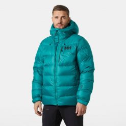 Kurtka puchowa Helly Hansen Odin Polar. Zielone bluzy z polaru Helly Hansen, bez wzorów, z polaru, bez kaptura. W wyprzedaży za 1,996.50 zł.