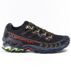 Buty La Sportiva Ultra Raptor II Trail Running czarne. Czarne buty do biegania La Sportiva, bez wzorów, bez zapięcia. W wyprzedaży za 645.55 zł.