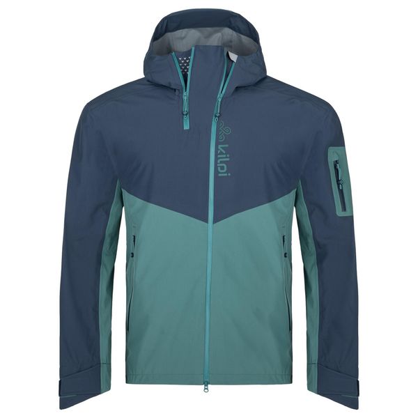 Męska kurtka outdoorowa Kilpi METRIX-M. Niebieskie kurtki Kilpi, m, bez wzorów, bez kaptura. Za 835.17 zł.