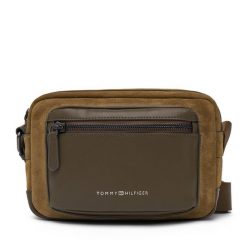 Saszetka Tommy Hilfiger. Zielone saszetki i nerki Tommy Hilfiger, bez wzorów. Za 459.99 zł.