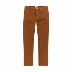 WRANGLER LARSTON MĘSKIE SPODNIE MATERIAŁOWE TAWNY BROWN W18S36H28 112141210. Brązowe spodnie materiałowe Wrangler, l, bez wzorów, z materiału. Za 219.99 zł.