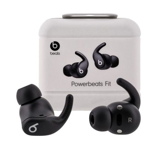 Apple Powerbeats Fit Jet Black - słuchawki dokanałowe, czarne. Czarne słuchawki bezprzewodowe Apple. Za 967.99 zł.