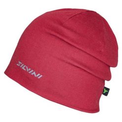 Czapka Silvini Trigola. Czerwone czapki zimowe Silvini, bez wzorów. Za 183.00 zł.