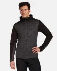 Męska bluza techniczna Kilpi SEVELEN-M. Czarne bluzy z kapturem Kilpi, m, bez wzorów, z materiału, z kapturem. Za 267.13 zł.
