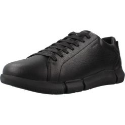 Buty GEOX U26FFA 00046 Czarny. Czarne buty turystyczne Geox, bez wzorów, ze skóry, bez zapięcia, na fitness i siłownię. Za 346.99 zł.