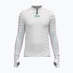 Longsleeve do biegania męski Joma R-Night. Białe bluzki z długim rękawem Joma, m, bez wzorów, bez kołnierzyka, bez ramiączek. W wyprzedaży za 155.80 zł.