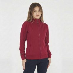 Męska Bluza Biegowa z Kapturem i Zamkiem Ciemnoróżowa. Czerwone bluzy z kapturem Legea, l, bez wzorów, z bawełny, bez kaptura. Za 96.00 zł.