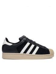 Adidas Sneakersy Superstar II KJ9948 M Czarny. Czarne buty sportowe casual Adidas, bez wzorów, ze skóry, bez zapięcia. Za 529.99 zł.