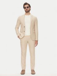 Lindbergh Garnitur 30-606060 Beżowy Slim Fit. Brązowe garnitury Lindbergh, m, bez wzorów, z syntetyku. Za 1,069.00 zł.