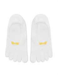 Vibram Fivefingers Skarpety stopki unisex Ghost S15G01 Biały. Białe skarpetki sportowe Vibram Fivefingers, bez wzorów, z materiału. Za 39.99 zł.