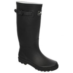 Kalosze Męskie Z Gumy Recon X. Czarne śniegowce Trespass, z gumy, bez zapięcia. Za 257.99 zł.