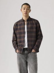 Levi´s Koszula - Comfort fit - w kolorze brązowym rozmiar: XL. Brązowe koszule s, bez wzorów, z bawełny, bez kołnierzyka, bez ramiączek. Za 195.52 zł.