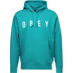 Obey Clothing ANYWAY HOOD Bluza z kapturem teal/white. Bluzy marki Obey Clothing. Za 319.00 zł.
