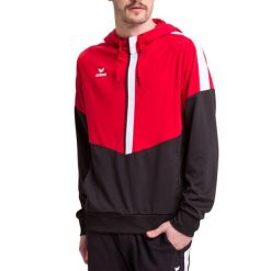 Bluza Erima Squad. Czarne bluzy z kapturem Erima, m, bez wzorów, z kapturem. Za 193.60 zł.