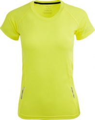 Bluza sportowa Jumper krótki rękaw - 100% poliester. Żółte bluzy bez kaptura VOXOM, xs, bez wzorów, z materiału, bez kaptura. Za 98.99 zł.