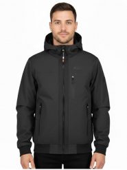 Geographical Norway Kurtka przejściowa "Bagamon" w kolorze czarnym rozmiar: L. Czarne kurtki Geographical Norway, l, bez wzorów, bez kaptura. Za 202.03 zł.