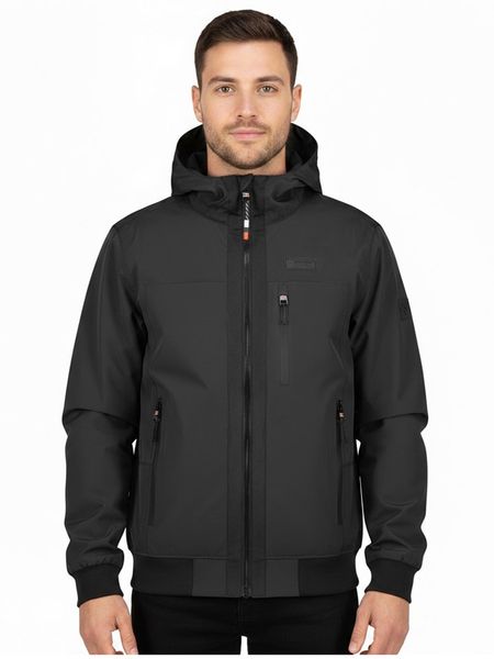 Geographical Norway Kurtka przejściowa "Bagamon" w kolorze czarnym rozmiar: XL. Czarne kurtki Geographical Norway, xl, bez wzorów, bez kaptura. Za 192.79 zł.