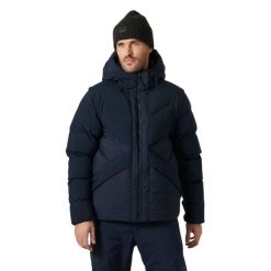 Kurtka puchowa Helly Hansen Village Modular Down. Niebieskie kurtki Helly Hansen, na zimę, m, bez wzorów, z puchu, bez kaptura. W wyprzedaży za 1,913.00 zł.