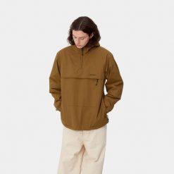 Bluza z kapturem Carhartt wip I030820-1QB-03 męska. Brązowe bluzy z kapturem Carhartt, na jesień, m, bez wzorów, z puchu, z kapturem. Za 786.65 zł.